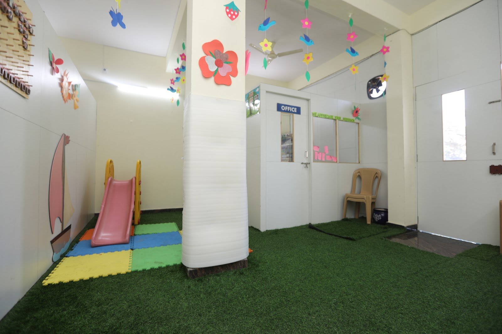 Child Safe Indoor Play Area & Slide at KS Tiny Kingdom